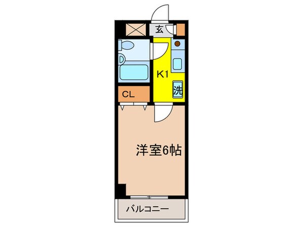 パピヨン大南の物件間取画像